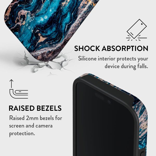 Mystic River - Blue Marble iPhone 16 Pro Case Sale - Image 4